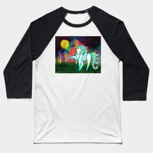 Dancing with the Magic - Unicorn Inner Power Painting by Magic with Mellie Baseball T-Shirt